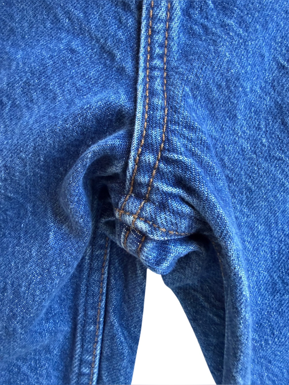 Reformation Cynthia High Rise Straight Jeans Sz 24 Blue Button No stretch Pants - Picture 11 of 15